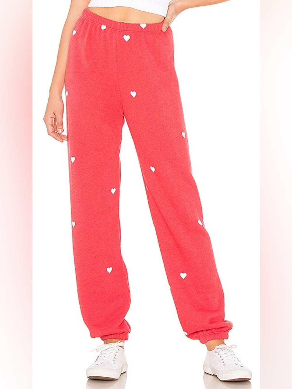 Wildfox Couture Lovestruck Easy Sweats Pant in Scarlet